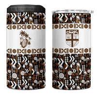 Fiji Bati 4 in 1 Can Cooler Tumbler Masi-inspired Tapa Pattern