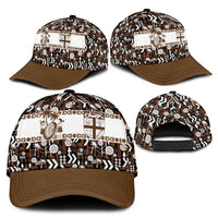 Fiji Bati Classic Cap Masi-inspired Tapa Pattern