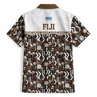 Fiji Bati Hawaiian Shirt Masi-inspired Tapa Pattern LT9 - Polynesian Pride