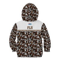 Fiji Bati Kid Hoodie Masi-inspired Tapa Pattern