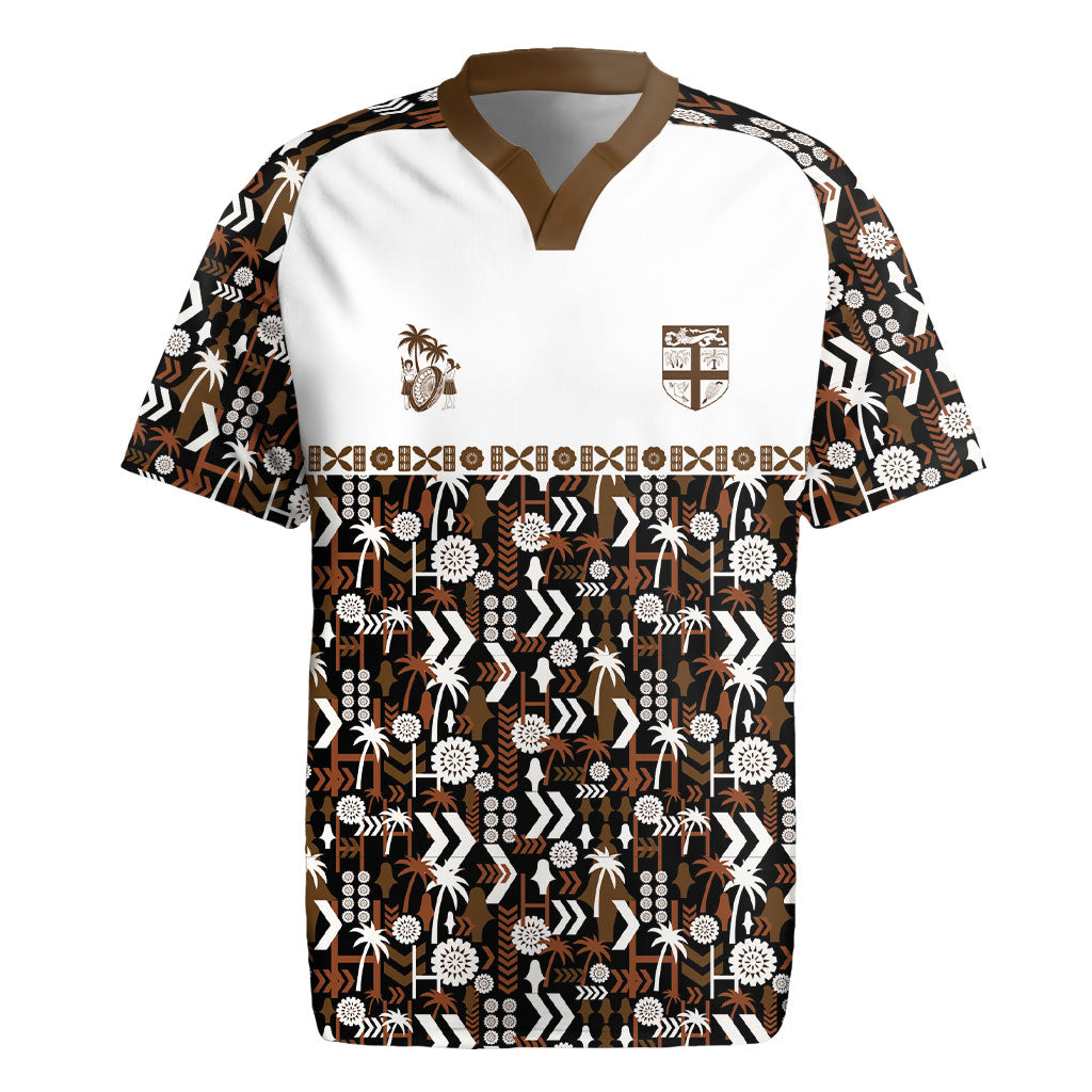 Fiji Bati Rugby Jersey Masi-inspired Tapa Pattern