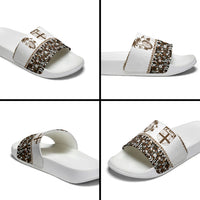 Fiji Bati Slide Sandals Masi-inspired Tapa Pattern LT9 - Polynesian Pride