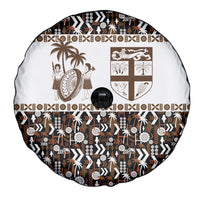 Fiji Bati Spare Tire Cover Masi-inspired Tapa Pattern LT9 - Polynesian Pride