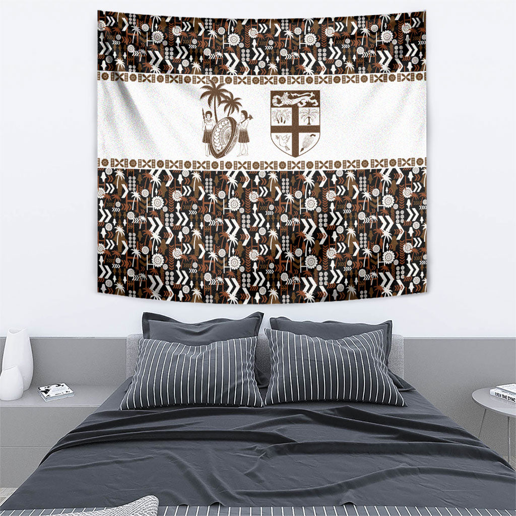 Fiji Bati Tapestry Masi-inspired Tapa Pattern