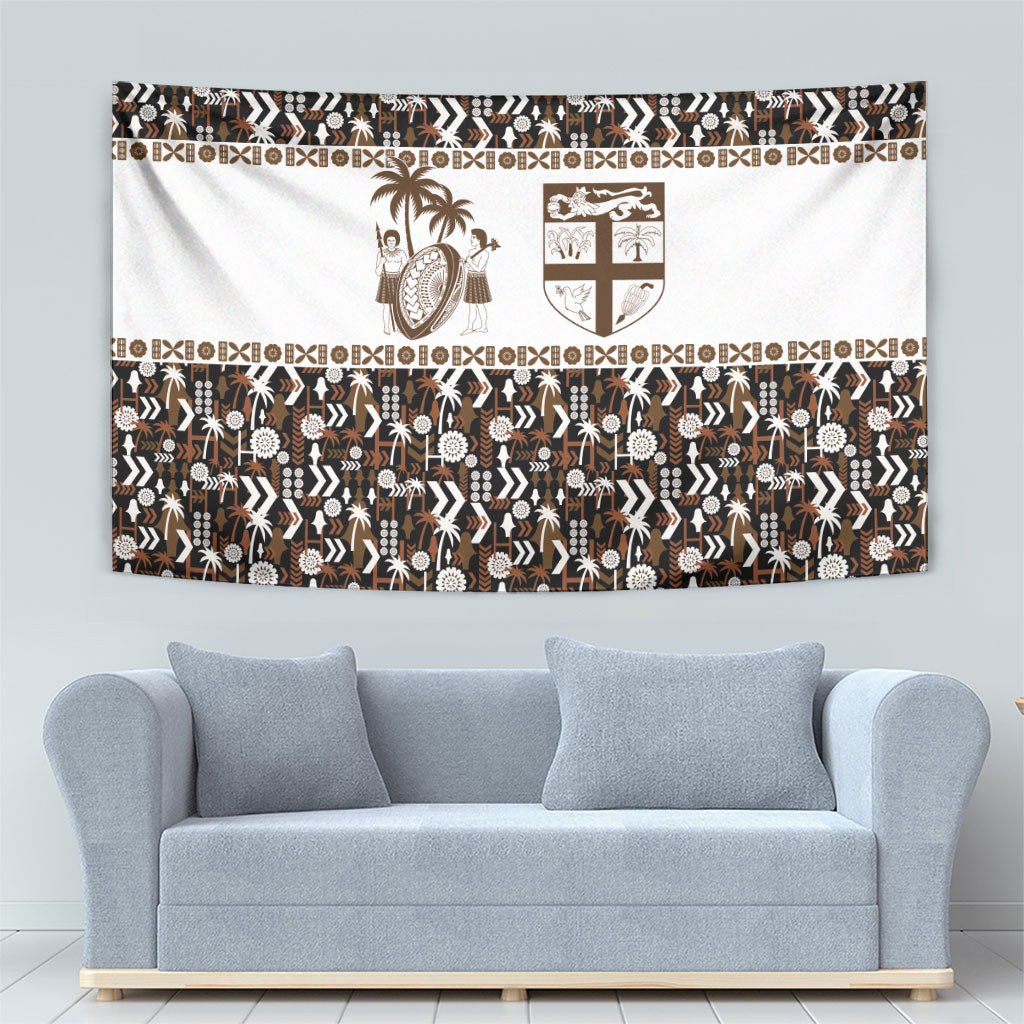 Fiji Bati Tapestry Masi-inspired Tapa Pattern