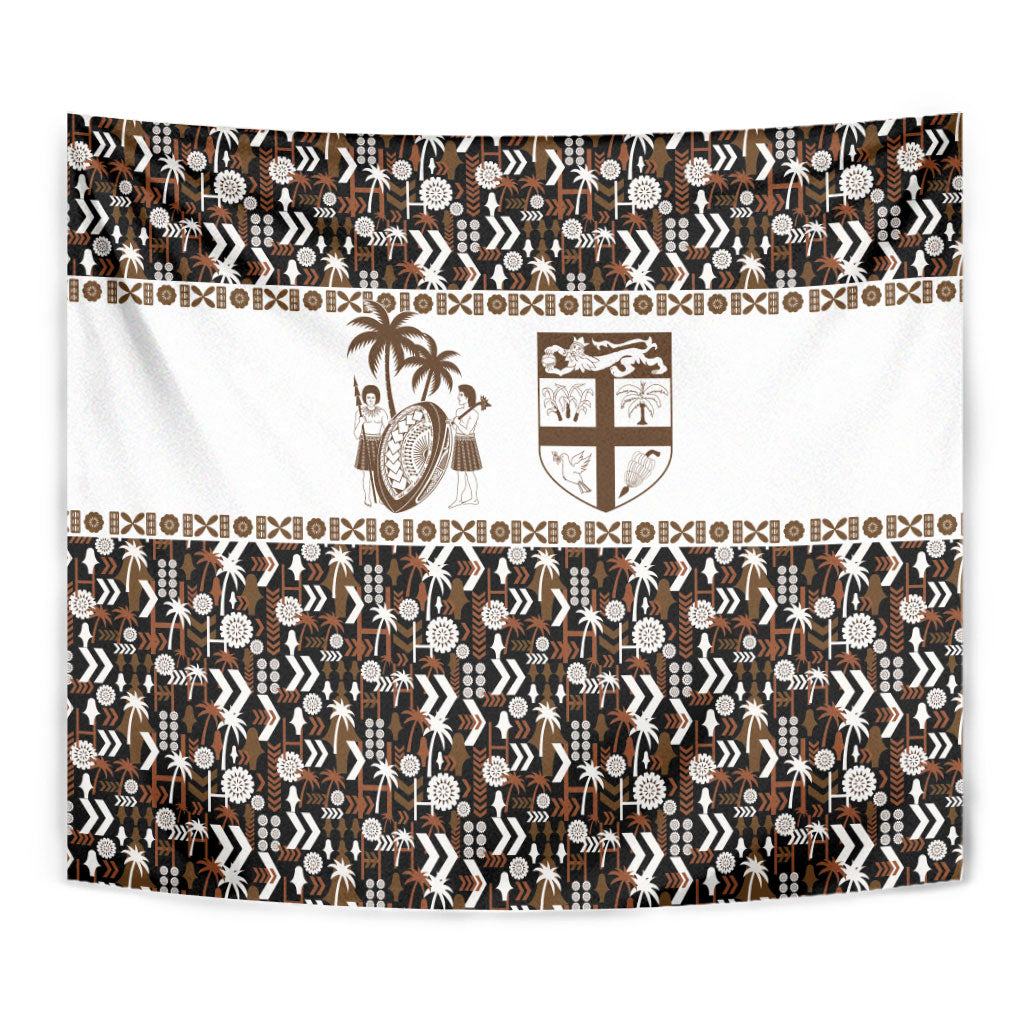 Fiji Bati Tapestry Masi-inspired Tapa Pattern