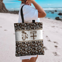 Fiji Bati Tote Bag Masi-inspired Tapa Pattern