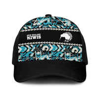 Aotearoa New Zealand Kiwis Tīma Riki Motu Baseball Net Cap LT9 One Size Black Black - Polynesian Pride