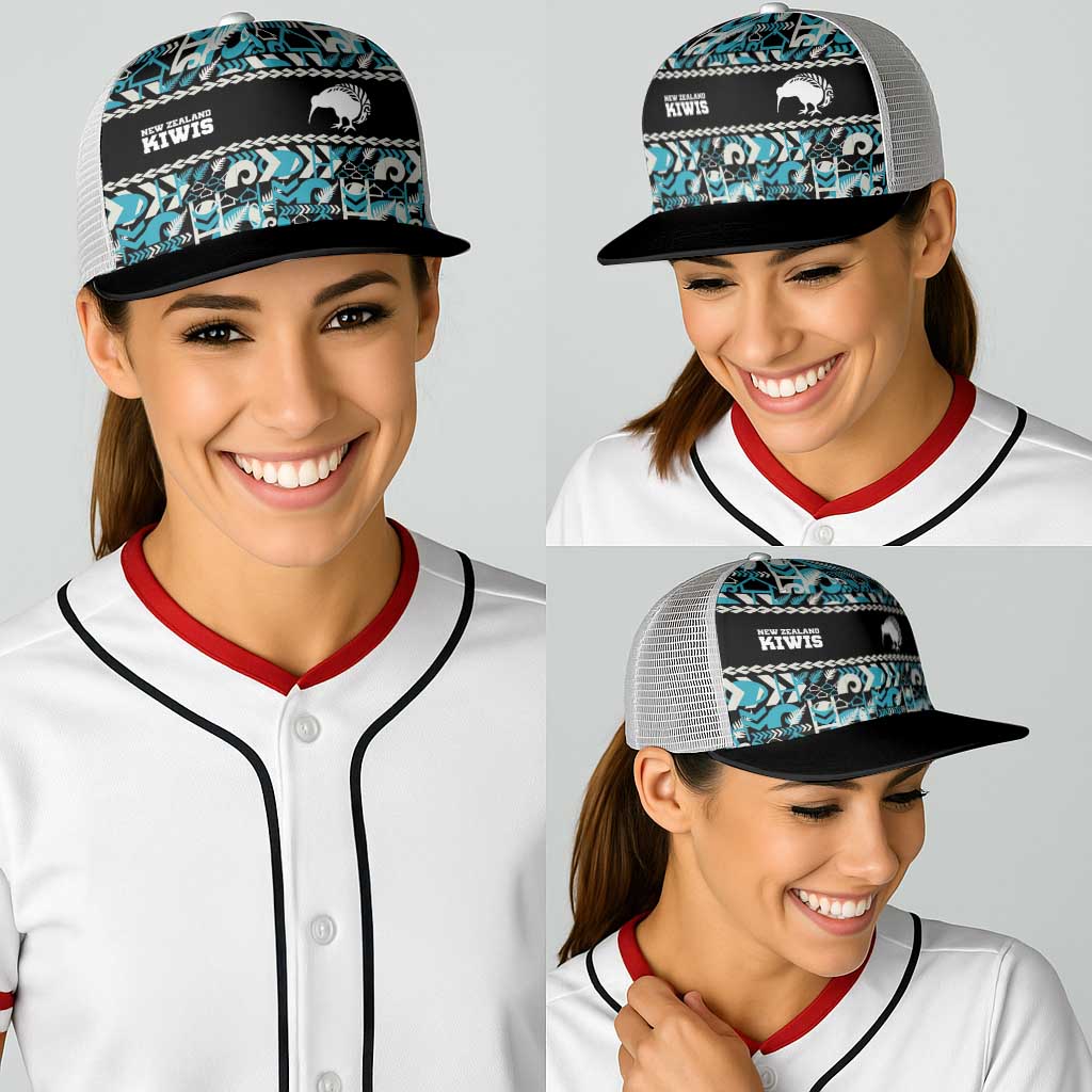 Aotearoa New Zealand Kiwis Tīma Riki Motu Baseball Net Cap LT9 - Polynesian Pride