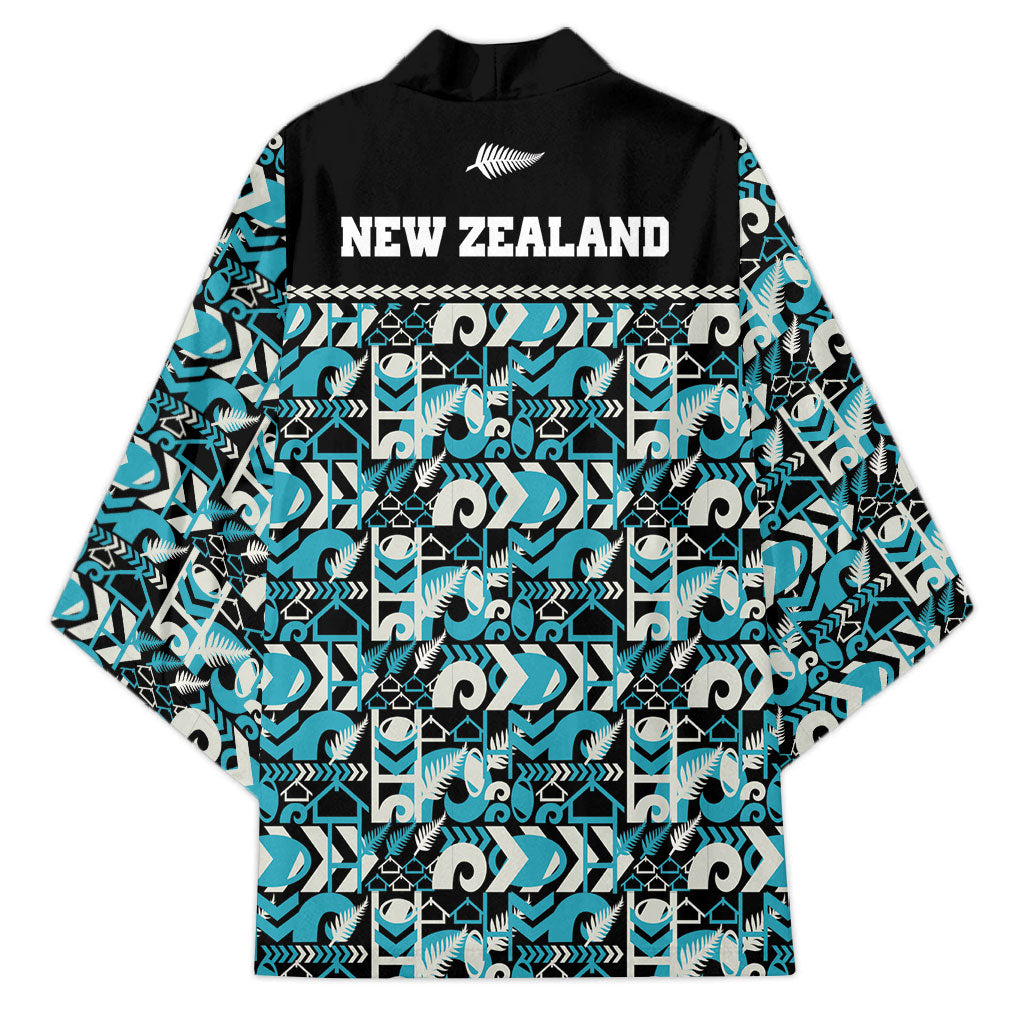 Aotearoa New Zealand Kiwis Tima Riki Motu Kimono LT9 - Polynesian Pride