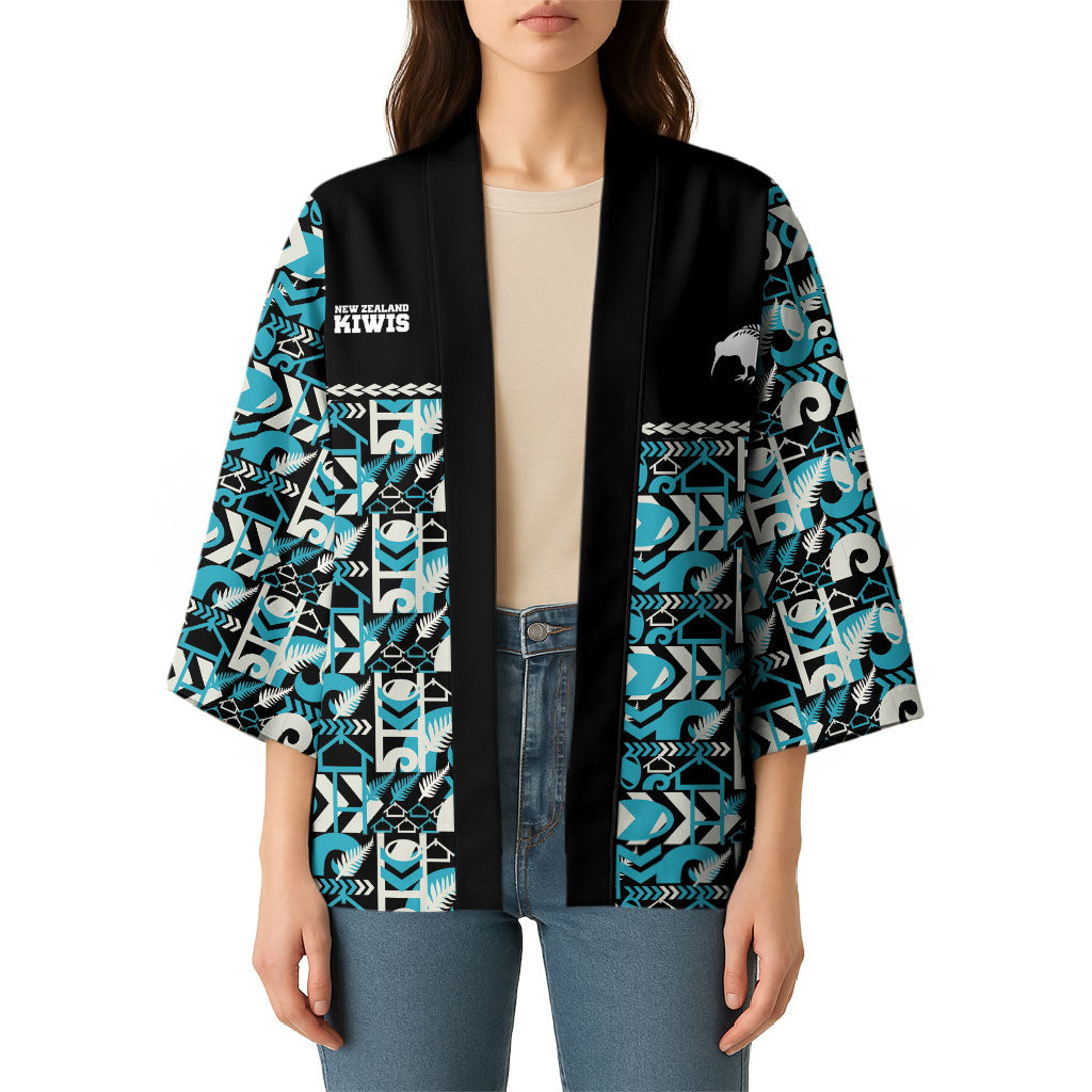 Aotearoa New Zealand Kiwis Tima Riki Motu Kimono LT9 - Polynesian Pride