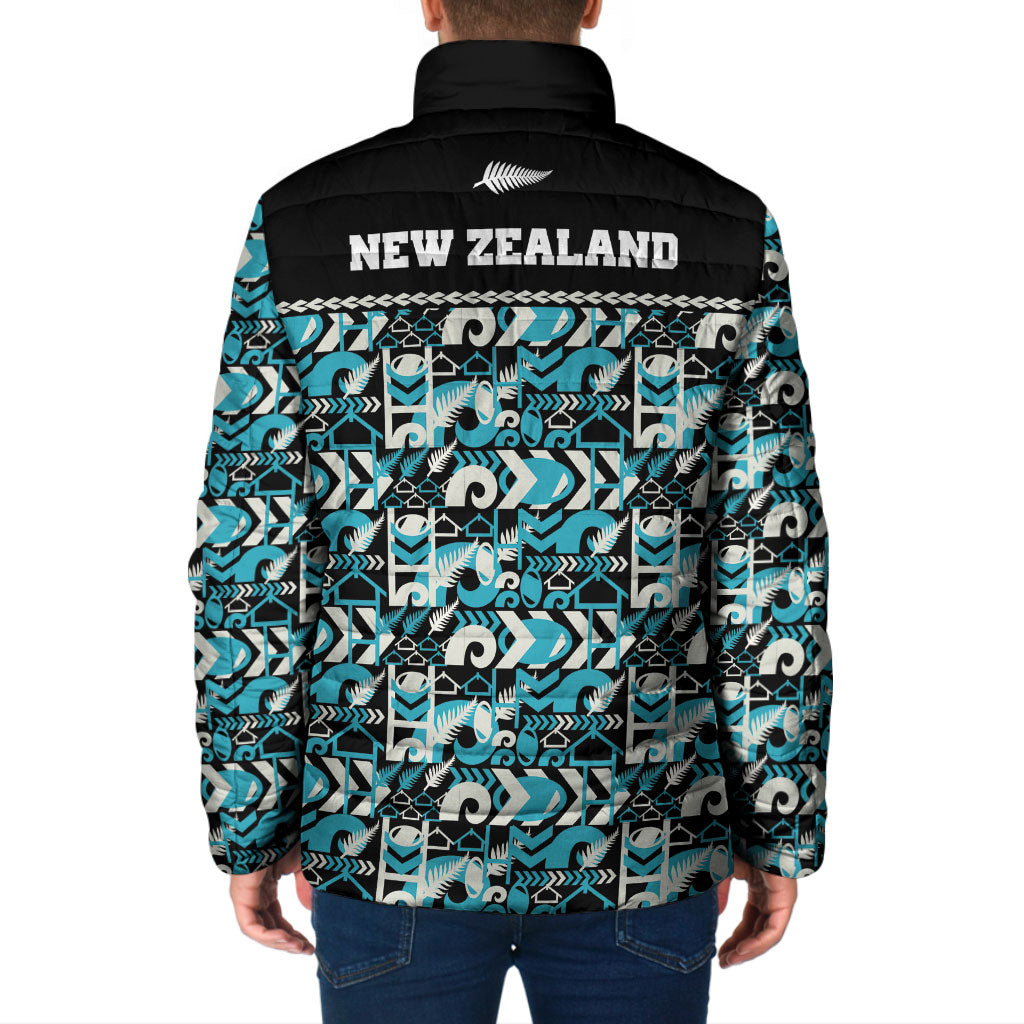 Aotearoa New Zealand Kiwis Tima Riki Motu Padded Jacket LT9 - Polynesian Pride