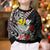 Hawaii Monk Seal Santa Kid Ugly Christmas Sweater Hibiscus Kakau Pattern Mele Kalikimaka