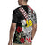 Hawaii Monk Seal Santa Rugby Jersey Hibiscus Kakau Pattern Mele Kalikimaka