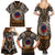 Samoa Warrior Family Matching Summer Maxi Dress and Hawaiian Shirt The Mighty Samoan Warrior Spirit