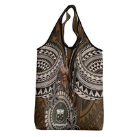 Samoa Warrior Grocery Bag The Mighty Samoan Warrior Spirit LT9 - Polynesian Pride