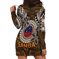 Samoa Warrior Hoodie Dress The Mighty Samoan Warrior Spirit LT9 - Polynesian Pride