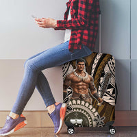 Samoa Warrior Luggage Cover The Mighty Samoan Warrior Spirit LT9 - Polynesian Pride