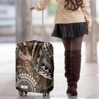 Samoa Warrior Luggage Cover The Mighty Samoan Warrior Spirit LT9 - Polynesian Pride