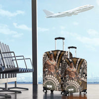 Samoa Warrior Luggage Cover The Mighty Samoan Warrior Spirit LT9 - Polynesian Pride