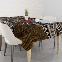 Samoa Warrior Tablecloth The Mighty Samoan Warrior Spirit LT9 - Polynesian Pride