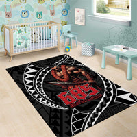 Samoan Pride Polynesian Tribal Warrior Area Rug 685 Samoa Mo Samoa LT9 - Polynesian Pride