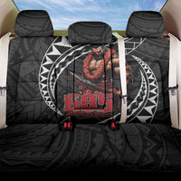 Samoan Pride Polynesian Tribal Warrior Back Car Seat Cover 685 Samoa Mo Samoa LT9 One Size Black - Polynesian Pride