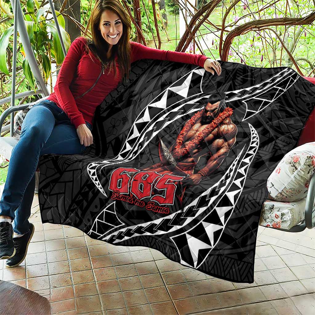 Samoan Pride Polynesian Tribal Warrior Quilt 685 Samoa Mo Samoa LT9 - Polynesian Pride