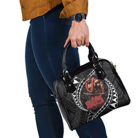 Samoan Pride Polynesian Tribal Warrior Shoulder Handbag 685 Samoa Mo Samoa LT9 - Polynesian Pride