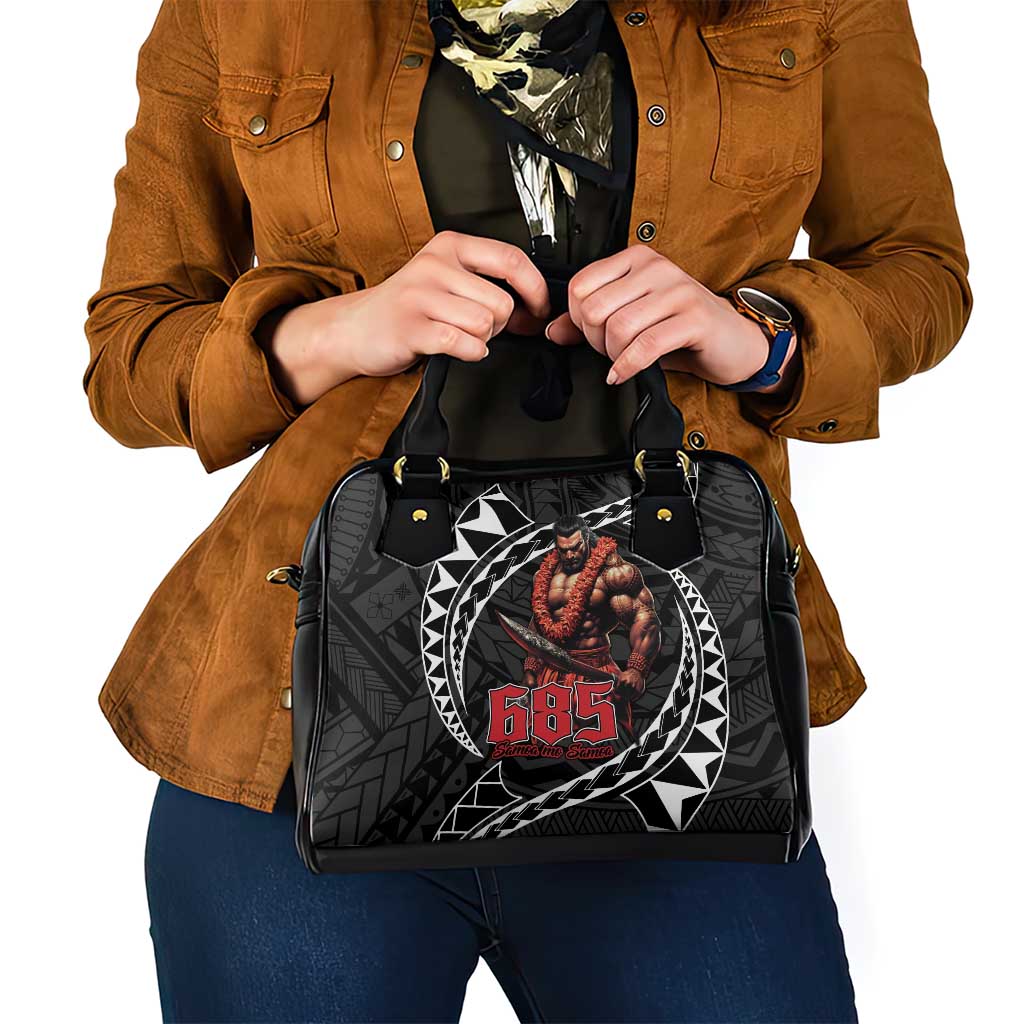Samoan Pride Polynesian Tribal Warrior Shoulder Handbag 685 Samoa Mo Samoa LT9 - Polynesian Pride
