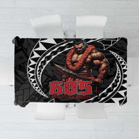 Samoan Pride Polynesian Tribal Warrior Tablecloth 685 Samoa Mo Samoa LT9 Black - Polynesian Pride