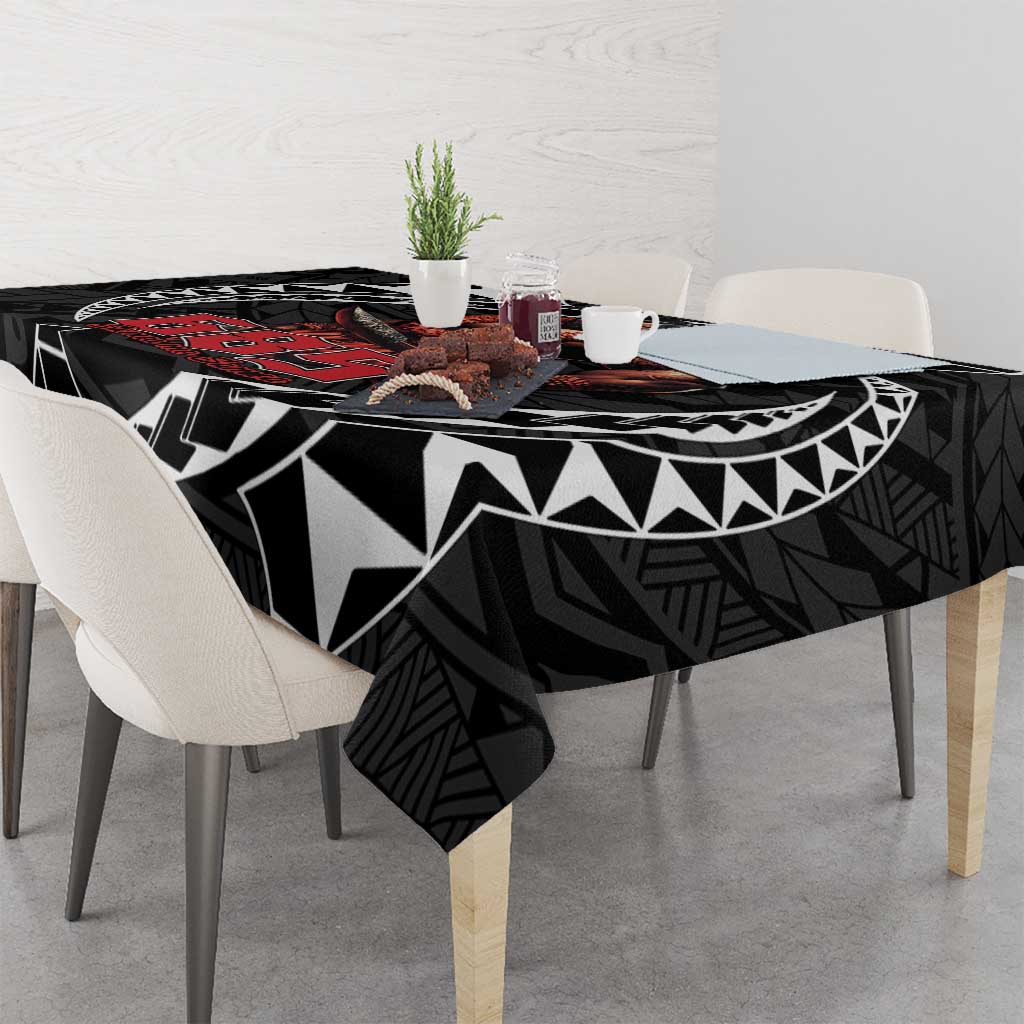 Samoan Pride Polynesian Tribal Warrior Tablecloth 685 Samoa Mo Samoa LT9 - Polynesian Pride