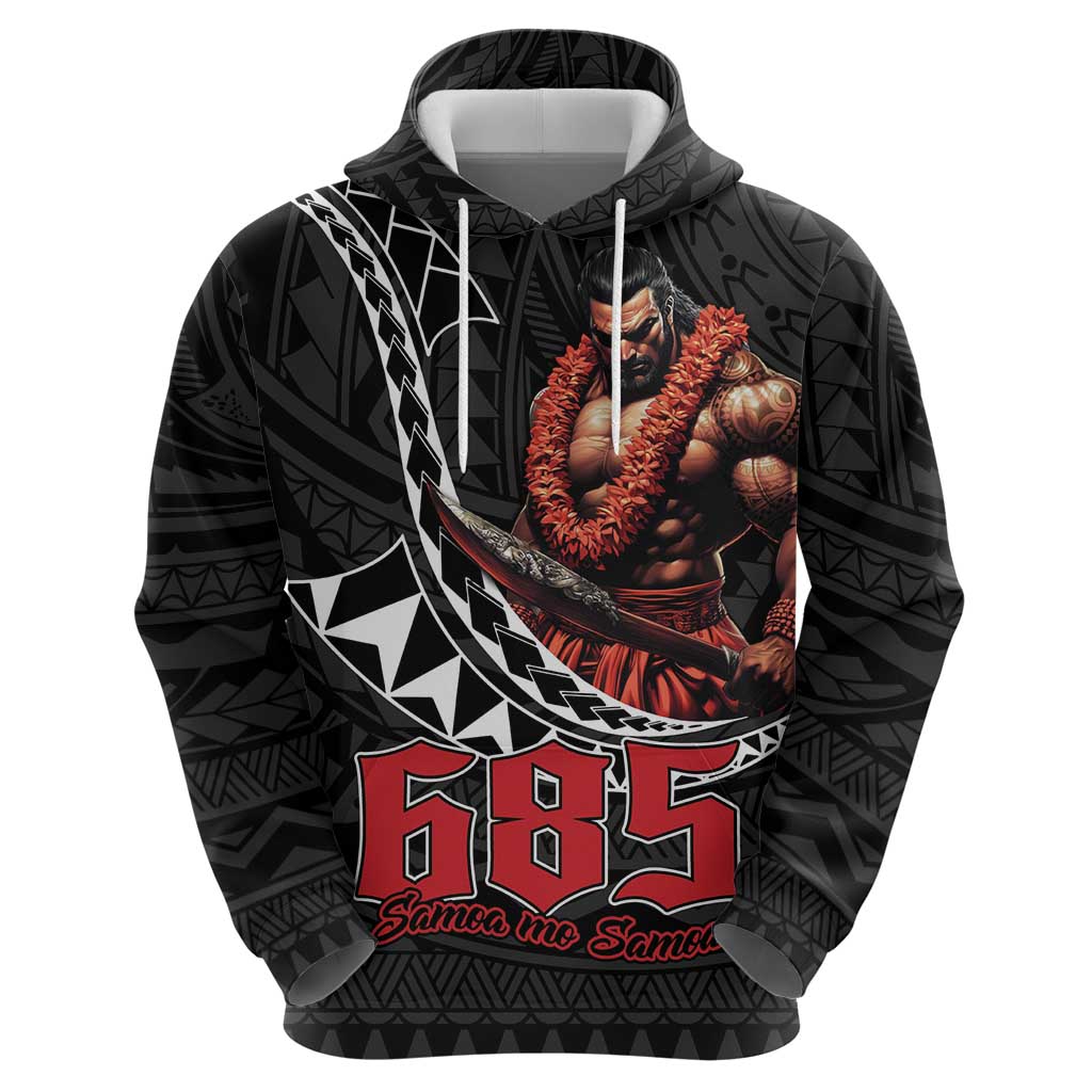 Samoan Pride Polynesian Tribal Warrior Zip Hoodie 685 Samoa Mo Samoa LT9 - Polynesian Pride