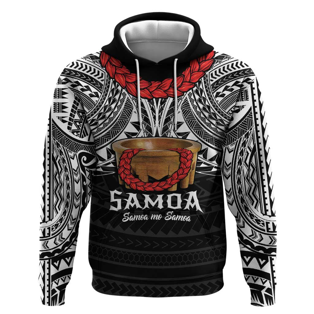 Samoan Tanoa Kava Bowl Ula Fala Hoodie Polynesian Tribal Vibe