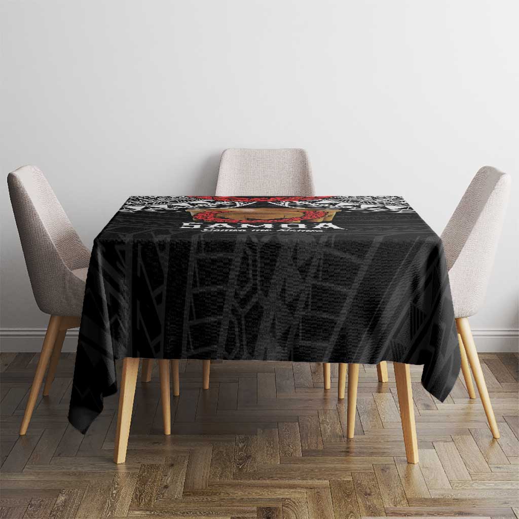 Samoan Tanoa Kava Bowl Ula Fala Tablecloth Polynesian Tribal Vibe LT9 - Polynesian Pride