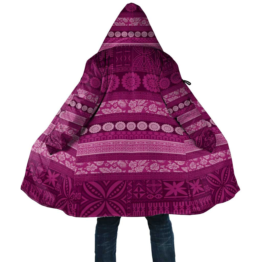 Fiji Marau na Kerisimasi Cloak Pink Tapa Masi Inspired Christmas LT9 Unisex Pink - Polynesian Pride