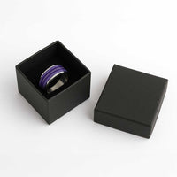 Fiji Marau na Kerisimasi Classic Ring Purple Tapa Masi Inspired Christmas LT9 - Polynesian Pride