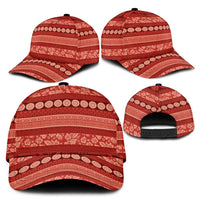 Fiji Marau na Kerisimasi Classic Cap Red Tapa Masi Inspired Christmas LT9 - Polynesian Pride
