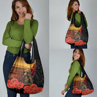 Maori Kiwi Soldier Fern Tattoo ANZAC Day Grocery Bag Lest We Forget LT9 - Polynesian Pride