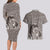 New Zealand Mother's Day Couples Matching Long Sleeve Bodycon Dress and Hawaiian Shirt Maori Mo Toku Mama Silver Fern