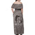 New Zealand Mother's Day Family Matching Off Shoulder Maxi Dress and Hawaiian Shirt Maori Mo Toku Mama Silver Fern