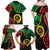 Personalised Vanuatu 44th Anniversary Family Matching Off Shoulder Maxi Dress and Hawaiian Shirt Tugeta Yumi Selebretem Indipendens Dei