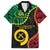 Personalised Vanuatu 44th Anniversary Family Matching Tank Maxi Dress and Hawaiian Shirt Tugeta Yumi Selebretem Indipendens Dei