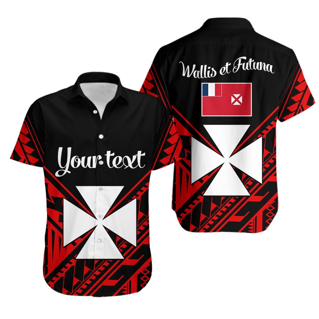 (Custom Personalised) Wallis et Futuna Hawaiian Shirt Happy Independence Day LT9 Red - Polynesian Pride