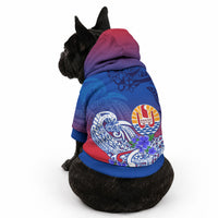 Tahiti Pet Hoodie Polynesian Floral Tribal LT9 - Polynesian Pride