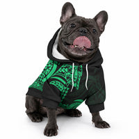 Hawaii Kakau Pet Hoodie Polynesian Floral Tribal Green Version LT9 - Polynesian Pride