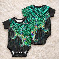 Aotearoa Papua Shell Baby Onesie Maori Tribal Pattern LT9 - Polynesian Pride