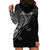 Aotearoa Maori Koru Hoodie Dress Polynesian Pacific Tribal - Black LT9 - Polynesian Pride