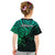 Aotearoa Maori Koru Kid T Shirt Polynesian Pacific Tribal - Green LT9 - Polynesian Pride