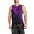 Aotearoa Maori Koru Men Tank Top Polynesian Pacific Tribal - Purple LT9 - Polynesian Pride